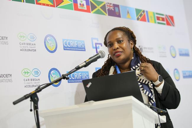 Joyelle Clark, Minister of Sustainable Development, Environment, Climate Action and Constituency Empowerment, Saint Kitts and Nevis 