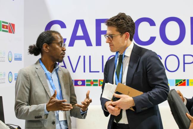 Orville Grey, Head, NAP Global Network Secretariat, and Jake Levine, Climate & Energy, National Security Council, US 