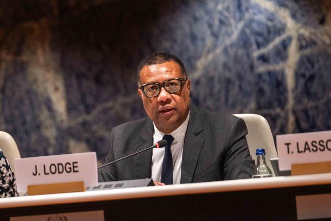 Junior Lodge, Assistant Secretary-General, Organisation of African, Caribbean and Pacific States - IGF_AGM_20Nov2024-photo