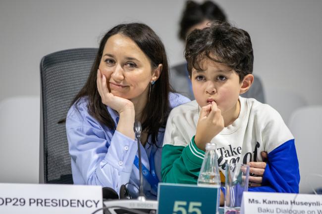 Kamala Huseynli-Abishova, Water for Climate Action focal point, COP 29 Presidency, and Alpar Abishov