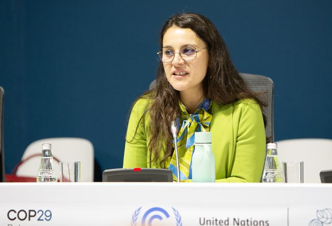 Karima Oustadi, Italy - SCF for COP 29 - 13 Nov2024