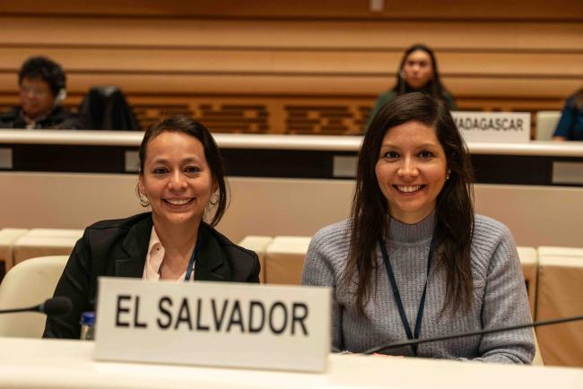 Marina Alejandra Guadalupe Rodríguez González and Mirna Bonilla, El Salvador - IGF_AGM_20Nov2024-photo