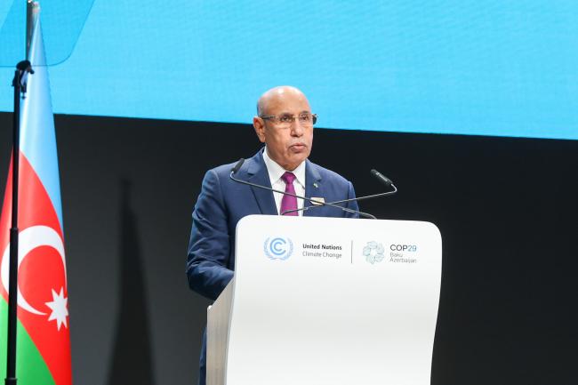 Mohamed Ould Cheikh El Ghazouani, President of Mauritania