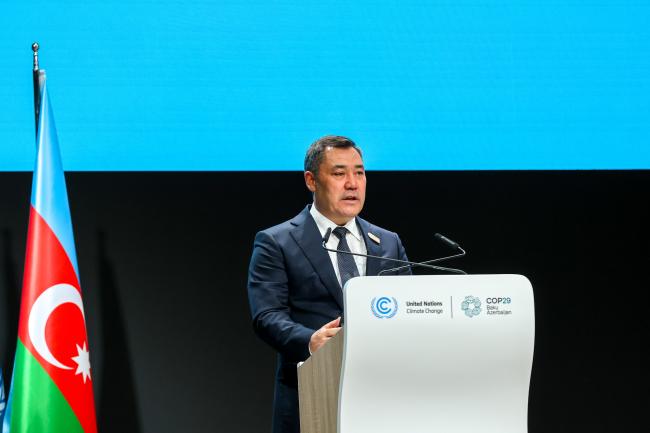 Sadyr Japarov, President of Kyrgyzstan 