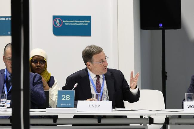 UN Development Programme Administrator Achim Steiner