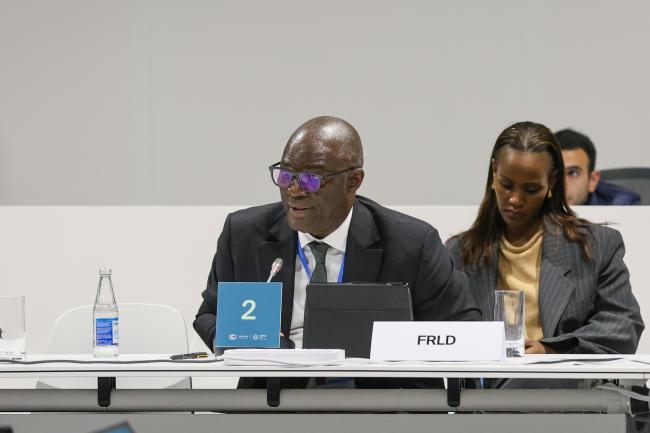 Fund for Responding to Loss and Damage Executive Director Ibrahima Cheikh Diong