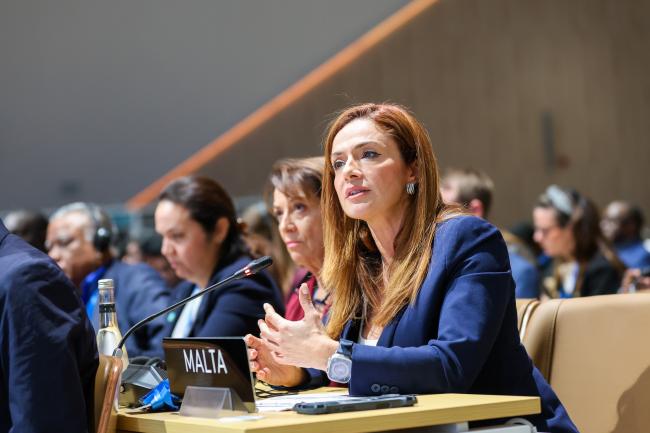Miriam Dalli, Minister for the Environment, Energy and Regeneration of the Grand Harbour, Malta