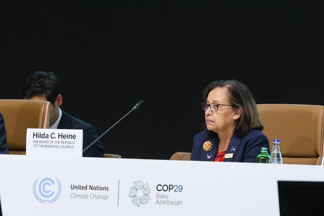 Hilda Heine, President of the Marshall Islands