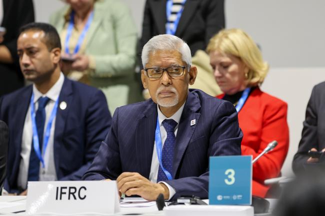 International Federation of Red Cross and Red Crescent Societies Secretary General Jagan Chapagain
