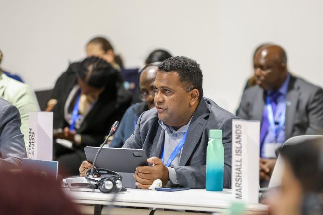 Trevor Manemahaga, Minister of Environment, Solomon Islands