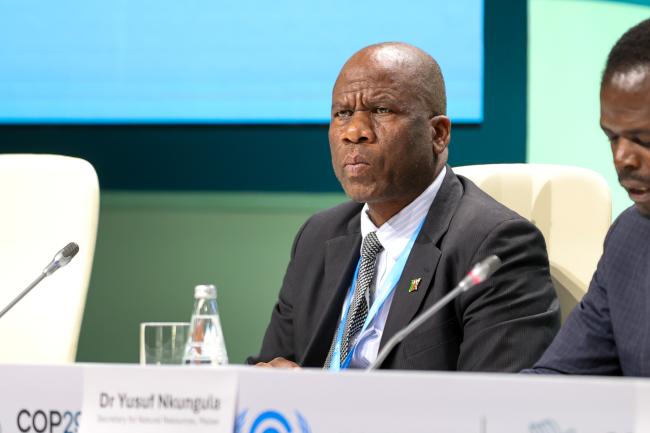 Evans Davie Njewa, Head of Climate Change, Malawi
