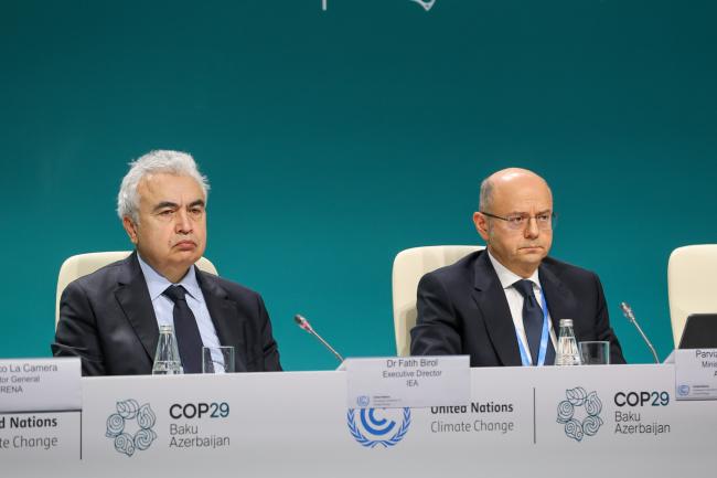 Fatih Birol, Executive Director, International Energy Agency, and Parviz Shahbazov, Minister of Energy, Azerbaijan