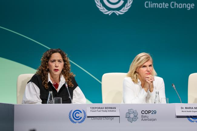 Tzeporah Berman, Fossil Fuel Non-Proliferation Treaty Initiative, and Maria Neira, World Health Organization