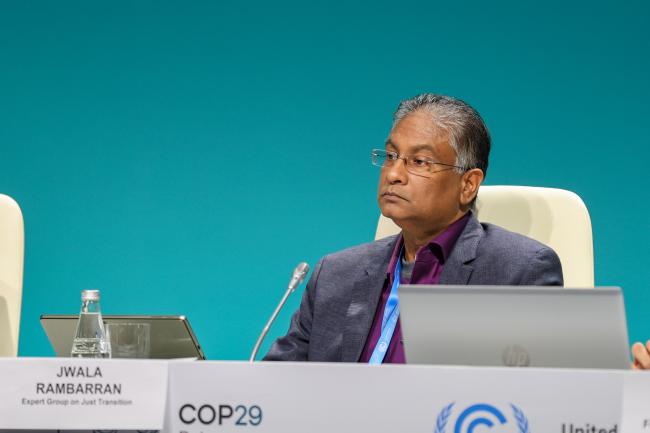 Jwala Rambarran, Expert Group on Just Transition