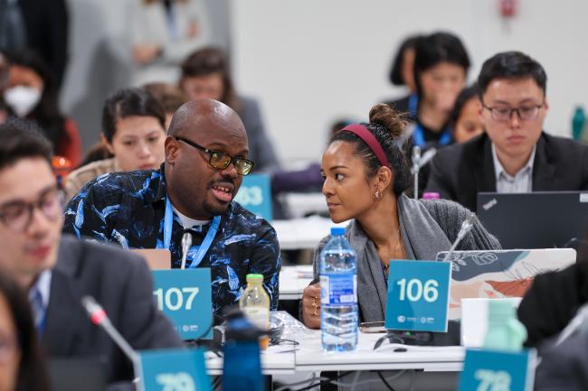 Nikita Hamilton, Bahamas, and Kristin Qui, Trinidad and Tobago