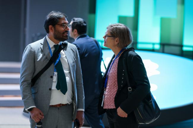 Farhan Akhtar, US, and Ursula Fuentes Hutfilter, Germany