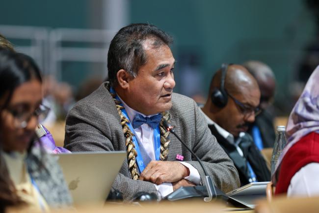 Cedric Schuster, Minister of Natural Resources and Environment of Samoa