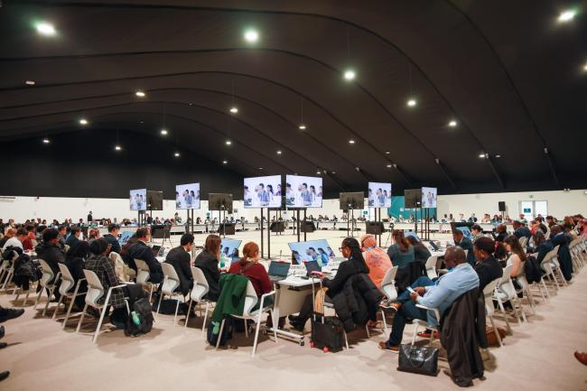 View of the room during the Contact group on the Warsaw International Mechanism for Loss and Damage