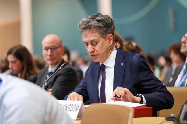 Edward Miliband, Secretary of State for Energy Security and Net Zero, UK