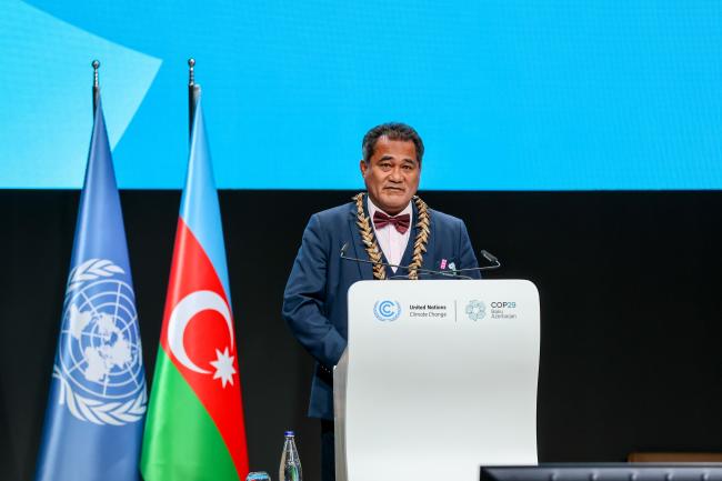 Toeolesulusulu Cedric Schuster, Minister of Natural Resources and Environment, Samoa