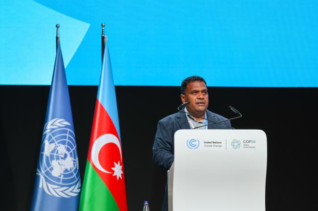 Trevor Manemahaga, Minister of Environment, Solomon Islands