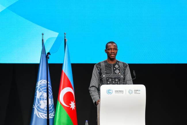 Roger Baro, Minister of Environment, Water and Sanitation, Burkina Faso