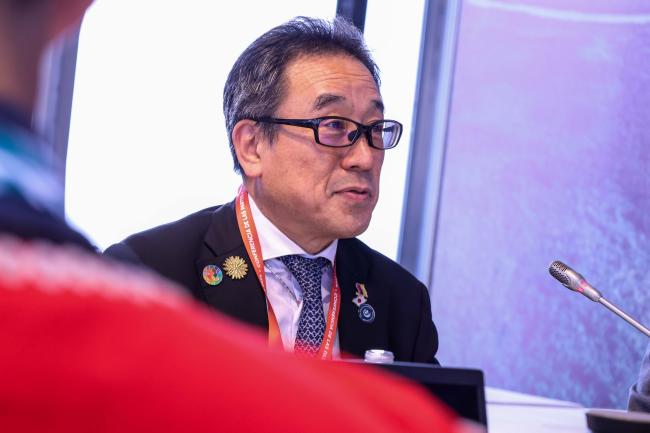 Yutaka Matsuzawa, Vice-Minister for Global Environmental Affairs, Ministry of the Environment, Japan - BIOFIN-UNDP-31oct24-photo