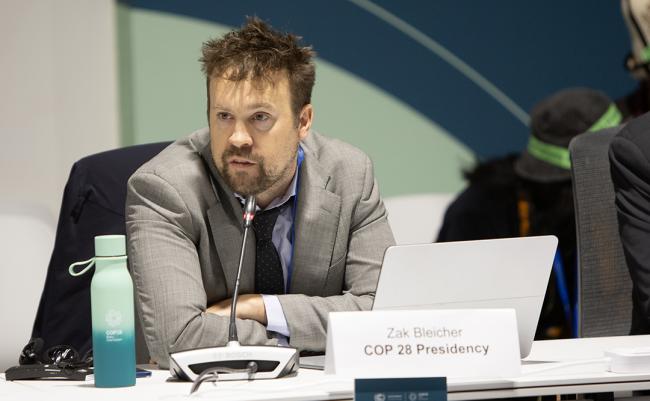 Zak Bleicher, COP28 Presidency - Climate Finance Work for Farmers - 19Nov 2024