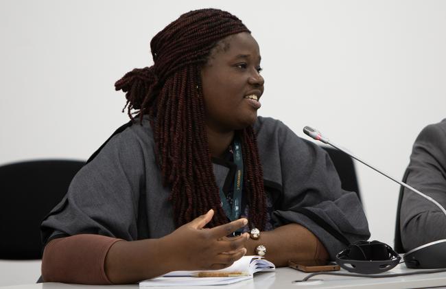 Audrey Claire Eyua, Cote d'Ivoire - Future Leaders Network - UNCCD - COP16 - 11Dec2024