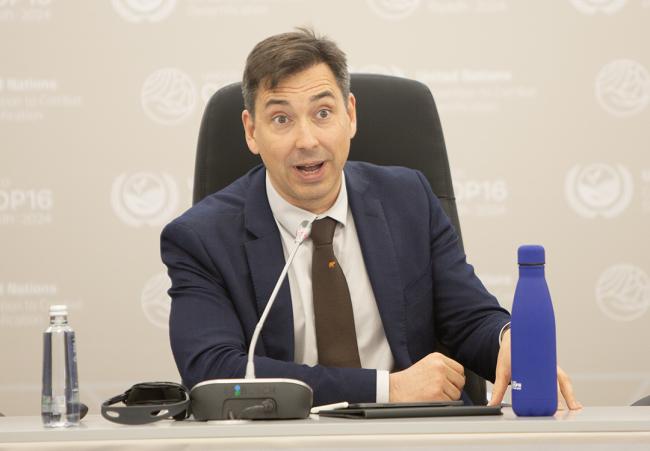 Adonai Herrerra-Martinez, Director of Environment and Sustainability at the European Bank for Reconstruction and Development - Private sector dialogue - UNCCD COP16 - 11Dec2024