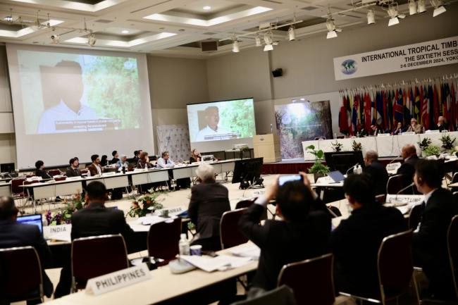 The Committee engages with a video presentation during the CRF session