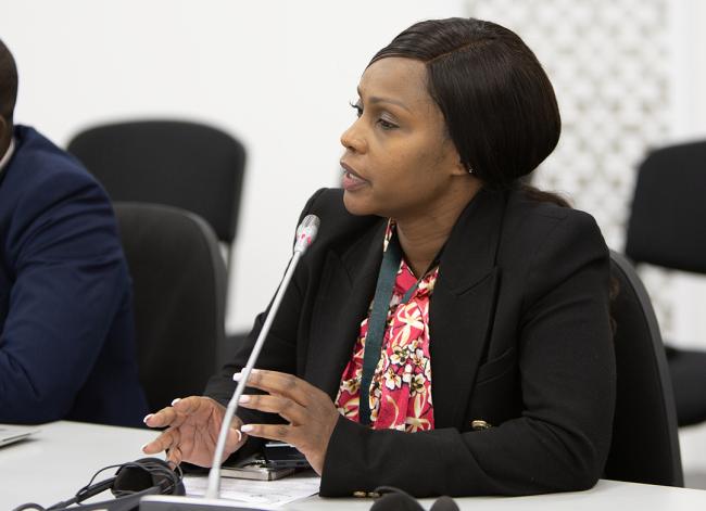 Catherine Mutambirwa, Programme Coordinator LDN and Land Restoration at Global Mechanism of the UNCCD Implementation of the Great Green Wall strategy - GEF SGP - UNCCD COP16 - 7dec2024