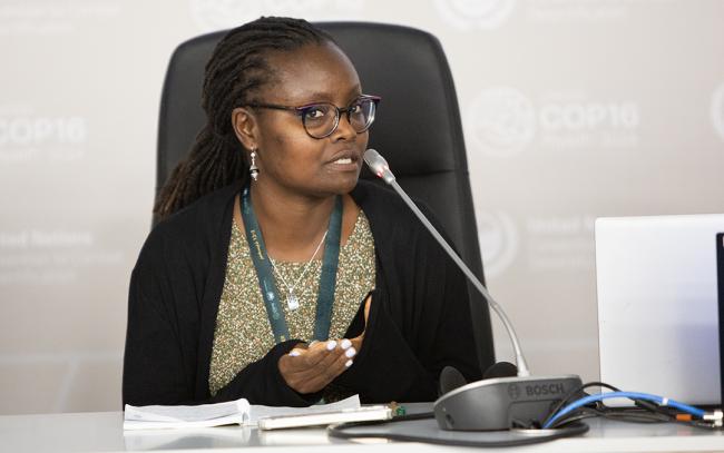 Christine Magaju, Research Associate, World Agroforestry (ICRAF) - Sustainable Land Management and Agroecology - GIZ - UNCCD-COP16- 5Dec2024