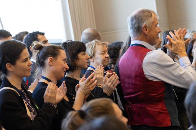 Delegates applaud the call for the treaty to have high ambition