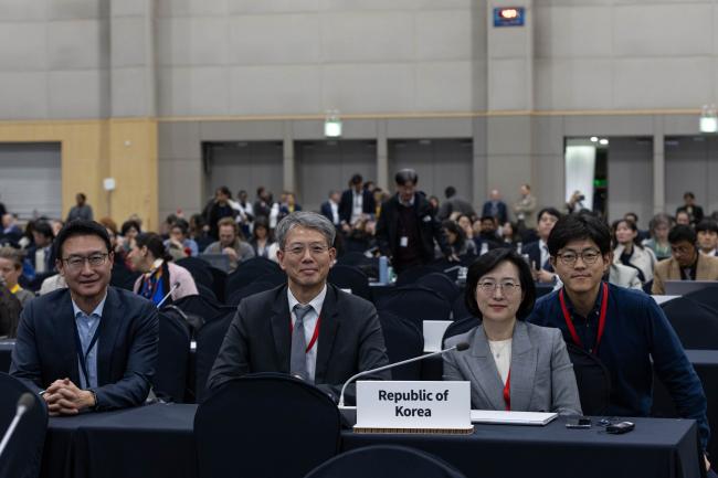 Delegates from the Republic of Korea
