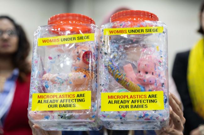 Microplastics in babies