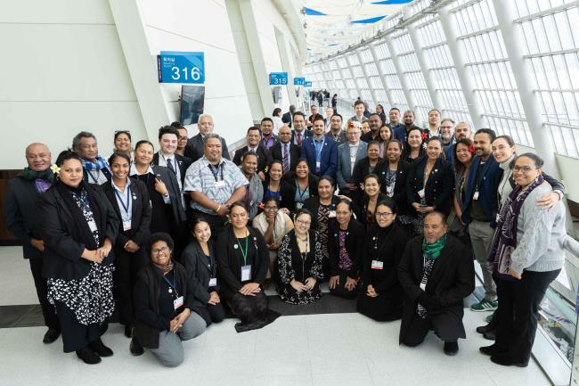 Family photo of the Pacific Small Island Developing States (PSIDS)