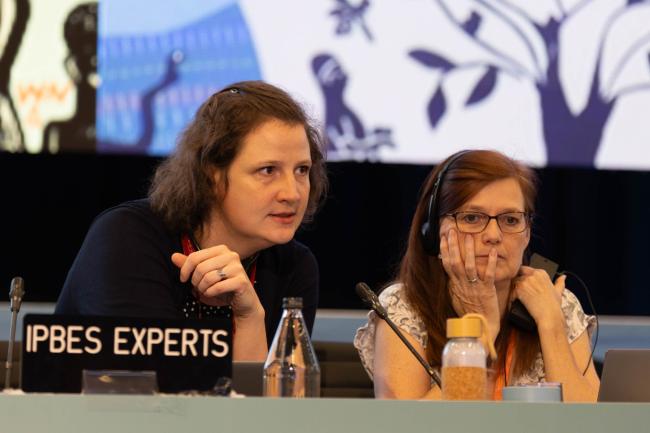 Zuzana Harmáčková, Coordinating Lead Author, and Paula Harrison, Nexus Assessment Co-Chair