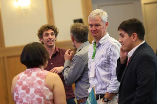 IPBES Experts speak informally between sessions