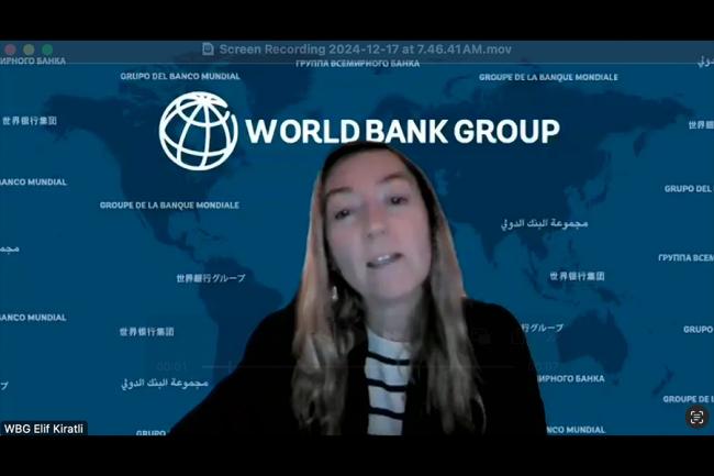 Elif Kiratli, World Bank