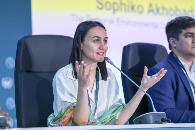 Sophiko Akhobadze, Regional Environmental Center for the Caucasus