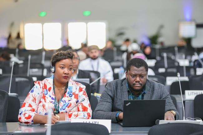Delegates from Haiti 