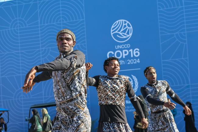 Kenyan Acrobat Performers 