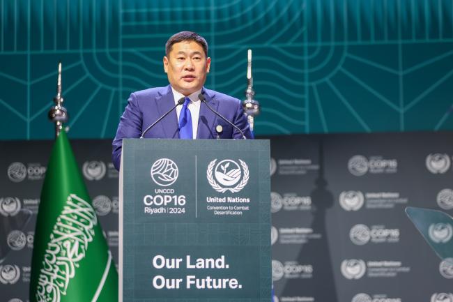 Oyun-Erdene Luvsannamsrain, Prime Minister of Mongolia 