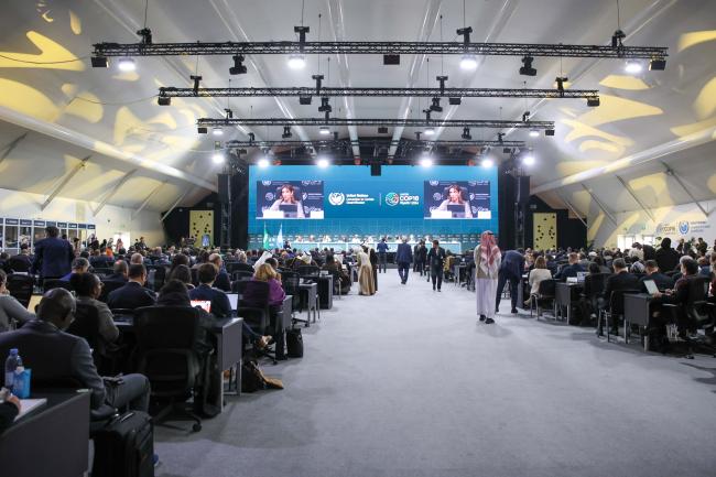 A view of the room during the Ministerial Dialogue