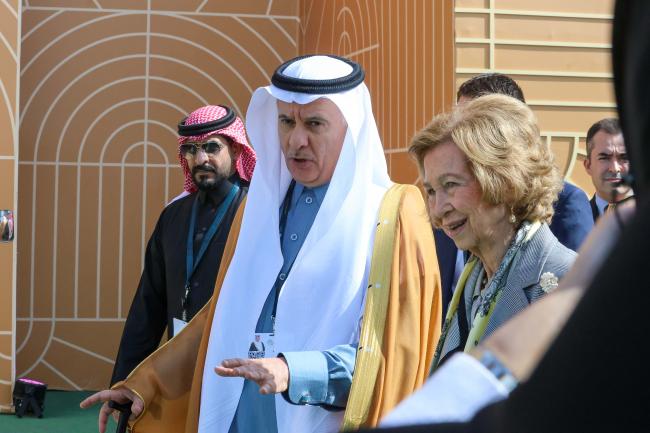 COP 16 President Abdulrahman Abdulmohsen AlFadley, and Queen Sofía of Spain