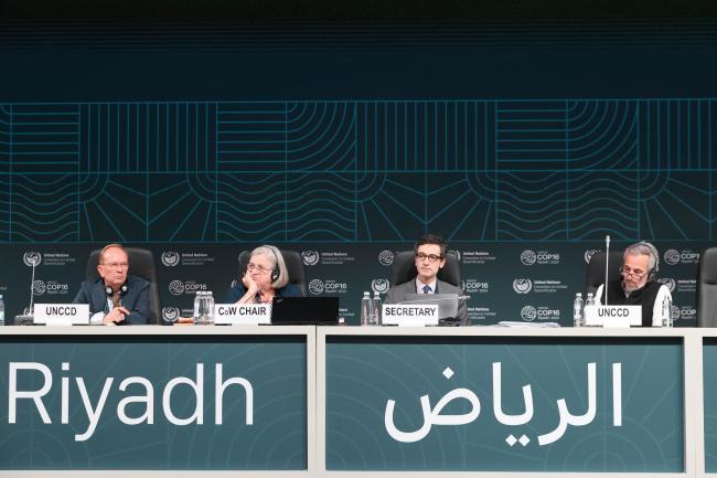 A view of the panel  