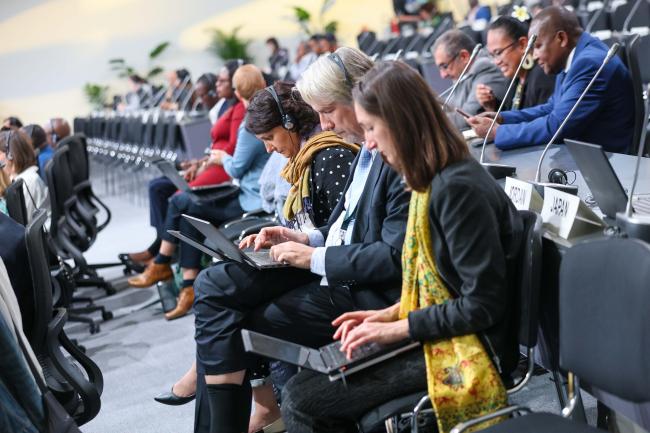 Delegates during COW 