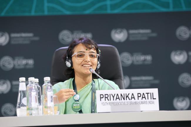 Priyanka Patil, Youth Representative of Brahma Kumaris, India