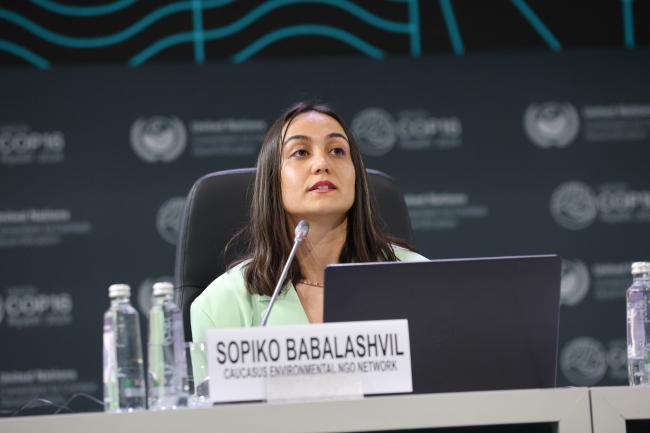 Sopiko Babalashvili, Caucasus Environmental NGO Network (CENN) 